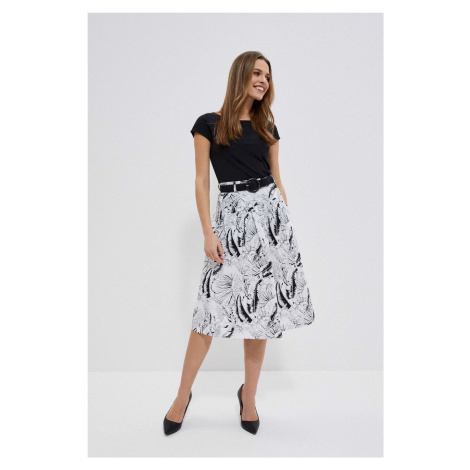 Patterned cotton skirt Moodo