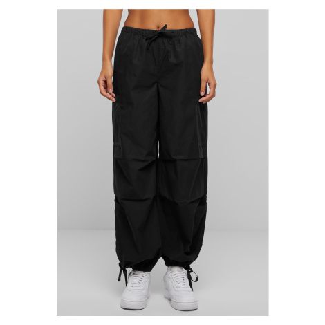 Women's Cargo Parashute Pants - Black Urban Classics