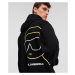 Mikina Karl Lagerfeld Ikonik 2.0 Big Colour Hoodie Black