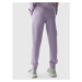 Dievčenské tepláky 4F JUNIOR TROUSERS-4FJWSS24TTROF587-52S-LIGHT VIOLET