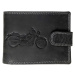 Wild Luxusná pánska peňaženka s prackou Chopper - čierna
