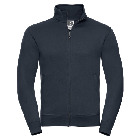 Men's Zip Up Sweatshirt - Authentic R267M 80% Plain Ring-Spun Cotton 20% Polyester 280g Russell