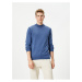 Koton Men's Light Indigo Sweater