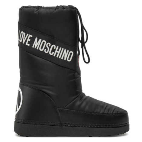 LOVE MOSCHINO Snehule JA24032G1LISA000 Čierna