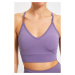 Trendyol Lilac Printed Support Sports Bra