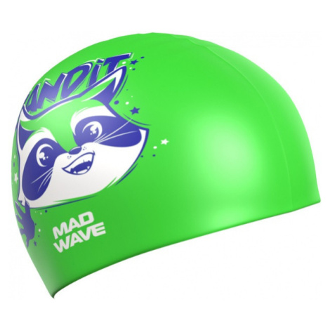 Mad wave bandit swim cap junior zelená