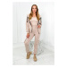 Set 3in1 sweatshirt + top + trousers light beige