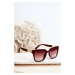 Women's Sunglasses with Decorative Details: UV400 Dark Brown