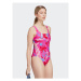 Adidas Bikiny Floral 3-Stripes Swimsuit IB5995 Ružová Regular Fit