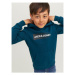 Jack&Jones Junior Mikina 12237459 Modrá Regular Fit