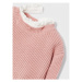 Mayoral Súprava sveter a šaty 4955 Ružová Regular Fit