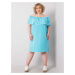 Pruhované šaty Annabel blue plus size