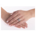 Strieborný prsteň Aimee s Brilliance Zirconia