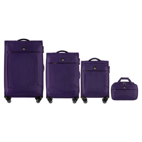 TMAVOMODRÁ SADA CESTOVNÝCH KUFROV A PRÍRUČNEJ BATOŽINY LRK01 LRK01, SET OF 3 SUITCASES (L,M,S) W