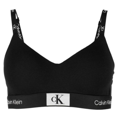 Calvin Klein ´96 COTTON-LGHT LINED BRALETTE Dámska podprsenka, čierna, veľkosť