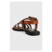 Sandále Pepe Jeans HAYES dámske, hnedá farba, PLS90573