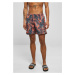 Patterned Swimsuit Shorts Dark Tropical Aop