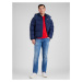 Tommy Jeans Zimná bunda 'Alaska'  námornícka modrá / červená / biela