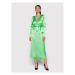 ROTATE Koktejlové šaty Bridget Long Dress RT1653 Zelená Regular Fit