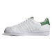 ADIDAS ORIGINALS-Superstar cloud white/off white/green Biela