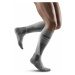 Men's winter compression knee-high socks CEP Grey long