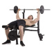 Tunturi WB40 COMPACT WIDTH WEIGHT BENCH Posilňovacia lavica, čierna, veľkosť