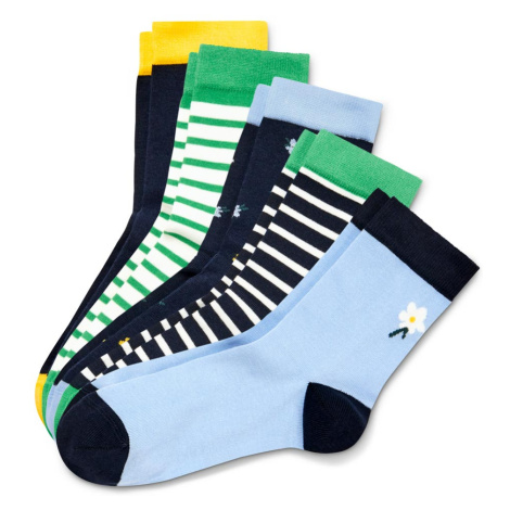 Ponožky, 5 párov, viacfarebné Tchibo