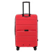 ČERVENÝ CESTOVNÝ KUFOR SPARROW VEĽ. PP06, LARGE TRAVEL SUITCASE WINGS RED - POLYPROPYLE