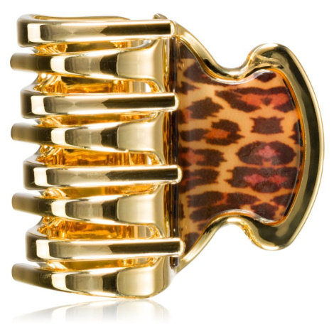 Janeke Hair-Clip Leopard štipec do vlasov 7x2,6 cm