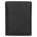 Hide & stitches Japura kožená peňaženka v krabičke na výšku - čierna