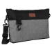 Peterson Čierno - sivá textilná shopper taška [DH] GBP-06-9007 BLACK+GRAY