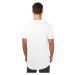 Pánske tričko Urban Classics Shaped Long Tee white