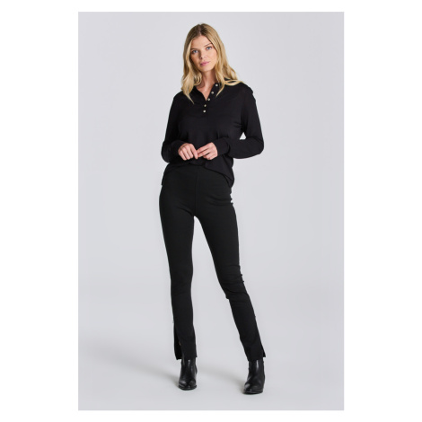 NOHAVICE GANT JERSEY LEGGINGS EBONY BLACK