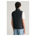 VESTA GANT LIGHT DOWN VEST BLACK