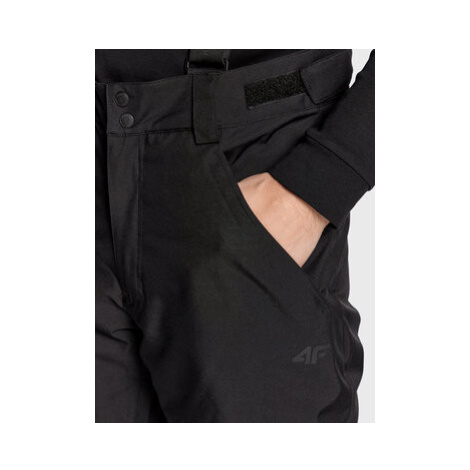 4F Lyžiarske nohavice H4Z22-SPMN003 Čierna Regular Fit