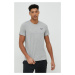 Bavlnené tričko Reebok IDENTITY šedá farba, melanžové, HS7114.100064838