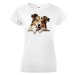 Dámské tričko s potlačou Šeltia  - tričko pre milovníkov psov