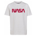Detské tričko MR.TEE Kids NASA Worm Logo Tee Farba: white