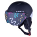 Laceto SKI HELMET VISOR COVER COLOR LINES Textilný kryt zorníka lyžiarskych prilieb, mix, veľkos