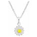 Praqia Jewellery Strieborný detský náhrdelník Sedmokráska KO8039_BR030_40_N_RH (retiazka, príves