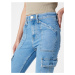 River Island Rifľové kapsáče 'AMBER'  modrá denim