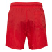 HUGO Red Plavecké šortky 'Haiti'  červená / čierna