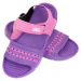 Okrúhle sandále Aqua-speed Noli vo fialovej a ružovej farbe.93