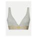 Versace Podprsenka Bralette AUD01047 Sivá