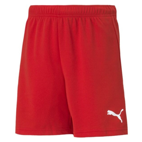 Puma TEAMRISE SHORT JR Juniorské šortky, červená, veľkosť