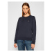 Tommy Jeans Mikina Fleece DW0DW09227 Tmavomodrá Regular Fit