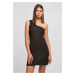 Women's one-shoulder dress black