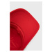 Bavlnená čiapka Kappa červená farba, s nášivkou