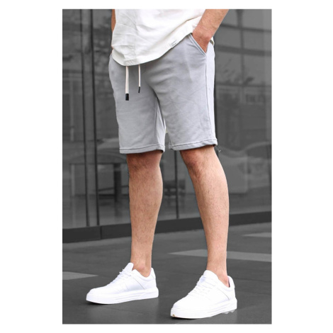 Madmext Dyed Gray Basic Men's Shorts 6505