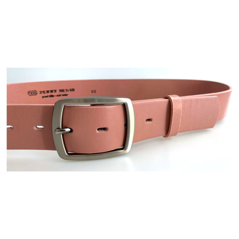 PENNY BELTS 46503 Dámsky kožený opasok ružový